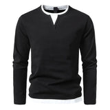 Camiseta Alwin Premium de manga larga en algodón peinado