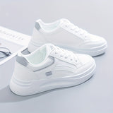 Stilrena vita sneakers med lätt komfort