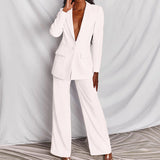 Lara - Elegant Blazer och Byxor