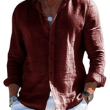 Camisa Atemporal de algodón premium para Hombre – Gris
