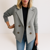 Marta | Elegant kappa med stickade ärmar