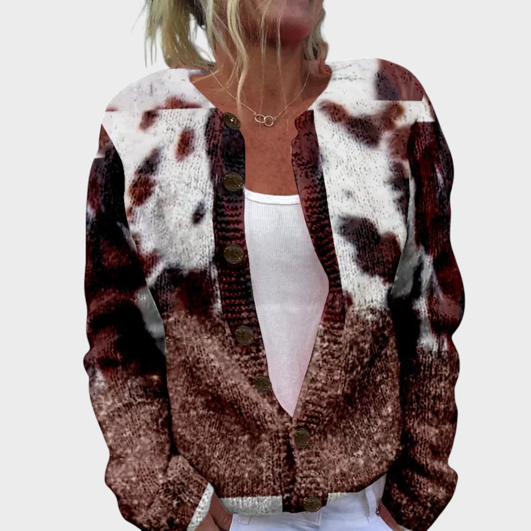 Sara – Blommig cardigan för hösten