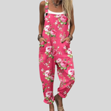 Rosa Latzhose med Rosor