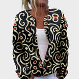 Gabriela – Blommig cardigan för hösten