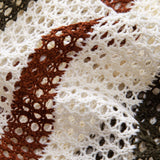 Polo de crochet con escote en V