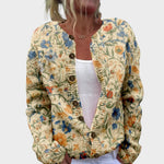Cláudia – Blommig cardigan för hösten
