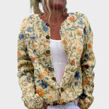 Cláudia – Blommig cardigan för hösten