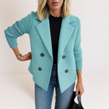 Marta | Elegant kappa med stickade ärmar
