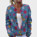 Filipa – Blommig cardigan för hösten