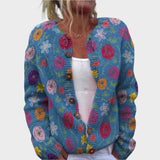Filipa – Blommig cardigan för hösten