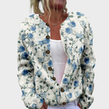 Patrícia – Blommig cardigan för hösten