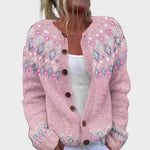 Daniela – Blommig cardigan för hösten
