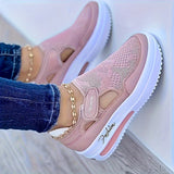 Ventilerande Slip-On Sneakers med stabil passform