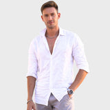 Leonardo – Camisa informal de lino para Hombre