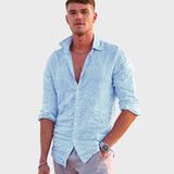 Leonardo – Camisa informal de lino para Hombre