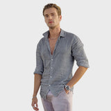 Leonardo – Camisa casual de lino para Hombre