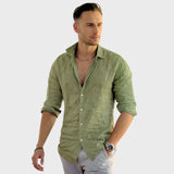 Leonardo – Camisa casual de lino para Hombre