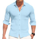 Camisa casual de algodón para Hombre