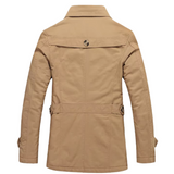 Abrigo Trench Elegante Con Forro