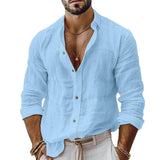 Camisa Atemporal de algodón para Hombre – Blanco