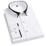 Adriano – Camisa clásica de algodón premium para Hombre