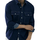 Camisa clásica de mezclilla para Hombre