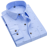 Camisa de estampado marino de algodón premium para Hombre