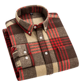 Camisa de cuadros de algodón para Hombre