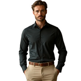 Camisa de oficina de algodón premium para Hombre