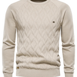 Suéter para hombre con estampado de cuadros V2