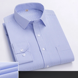 Camisa de oficina de algodón premium para Hombre – Azul Claro