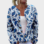 Maria – Blommig cardigan för hösten