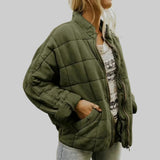 Josiane™ | Elegant oversized quiltad jacka