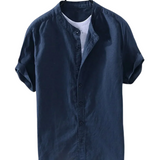 Camisa de algodón premium Aspen de manga corta