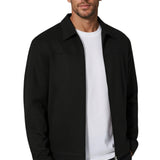 Chaqueta de Ante Negra para Hombres – Ropa de Exterior Casual Moderna