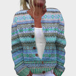 Isabel – Blommig cardigan för hösten