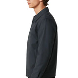 Chaqueta de Twill Ligero para Hombres – Gris Oscuro – Corte Regular