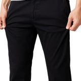 Pantalón hombre – Corte recto en algodón con elastano