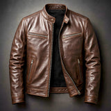 Chaqueta de Cuero Vintage