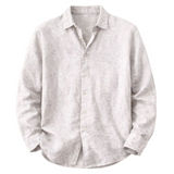 Camisa para hombre Kensington de lino ligero con corte relajado