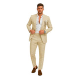 Rafael - Traje Masculino Formal de Lino