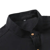 Camisa casual de manga corta de algodón premium para Hombre