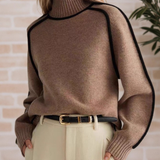 Donna | Elegant tröja med ståkrage