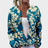 Mariana – Blommig cardigan för hösten