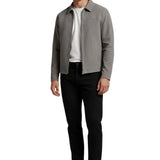 Chaqueta de Ante Gris para Hombres – Chaqueta Casual Moderna