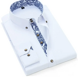 Camisa clásica de algodón para Hombre – Negro