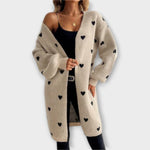 Julia – Cardigan med hjärtmönster – bild 2