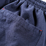 Shorts de Algodón de Estilo Japonés