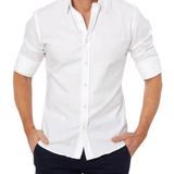 Camisa de algodón premium con cremallera para Hombre