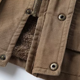 Chaqueta de Invierno de Algodón Casual